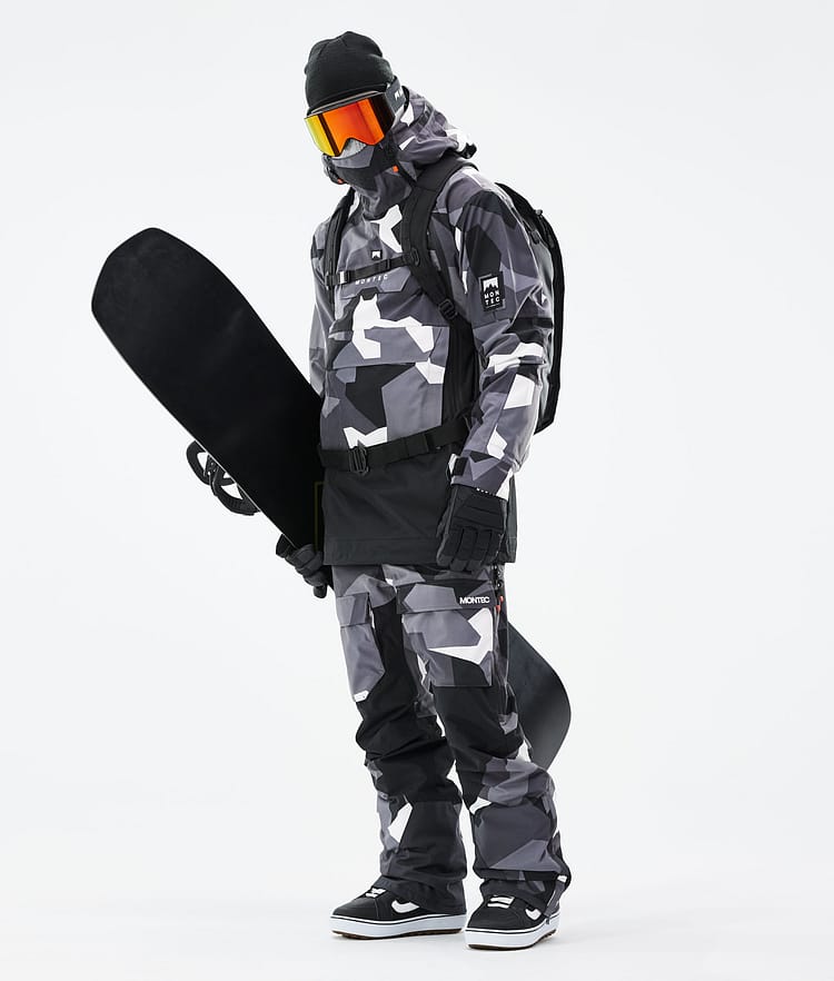 Doom 2021 Bunda na Snowboard Pánské Arctic Camo/Black, Obrázek 4 z 11