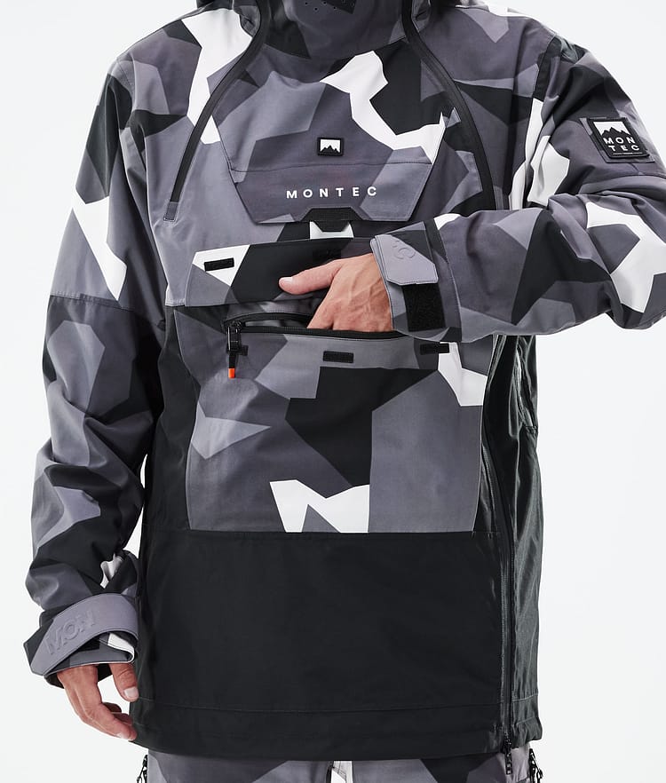 Doom 2021 Bunda na Snowboard Pánské Arctic Camo/Black, Obrázek 10 z 11