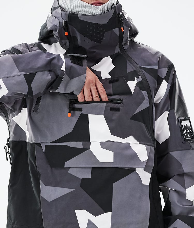 Doom 2021 Bunda na Snowboard Pánské Arctic Camo/Black, Obrázek 11 z 11