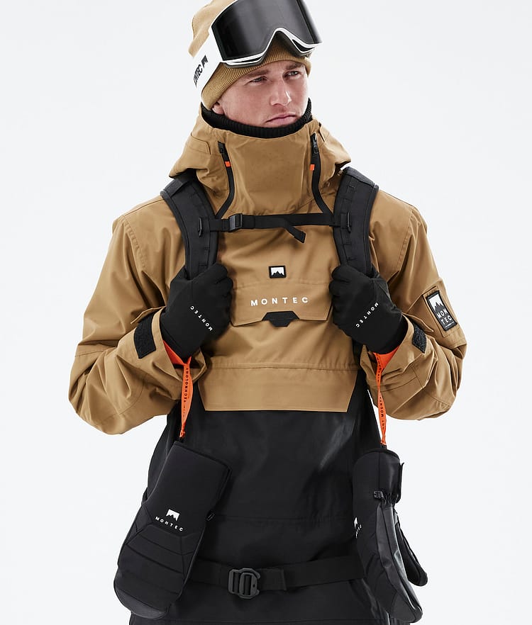 Doom 2021 Kurtka Snowboardowa Mężczyźni Gold/Black, Zdjęcie 2 z 13