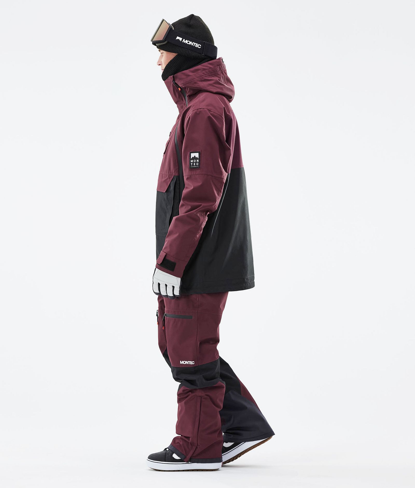 Doom 2021 Bunda na Snowboard Pánské Burgundy/Black, Obrázek 6 z 13