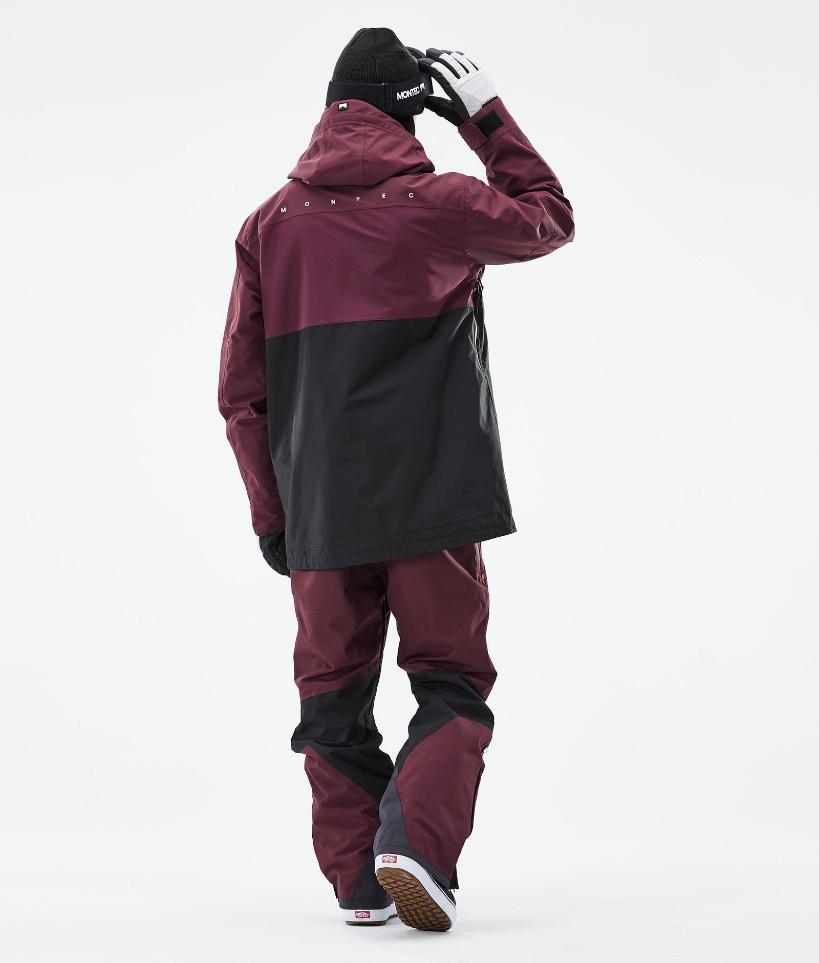 Doom 2021 Bunda na Snowboard Pánské Burgundy/Black, Obrázek 7 z 13