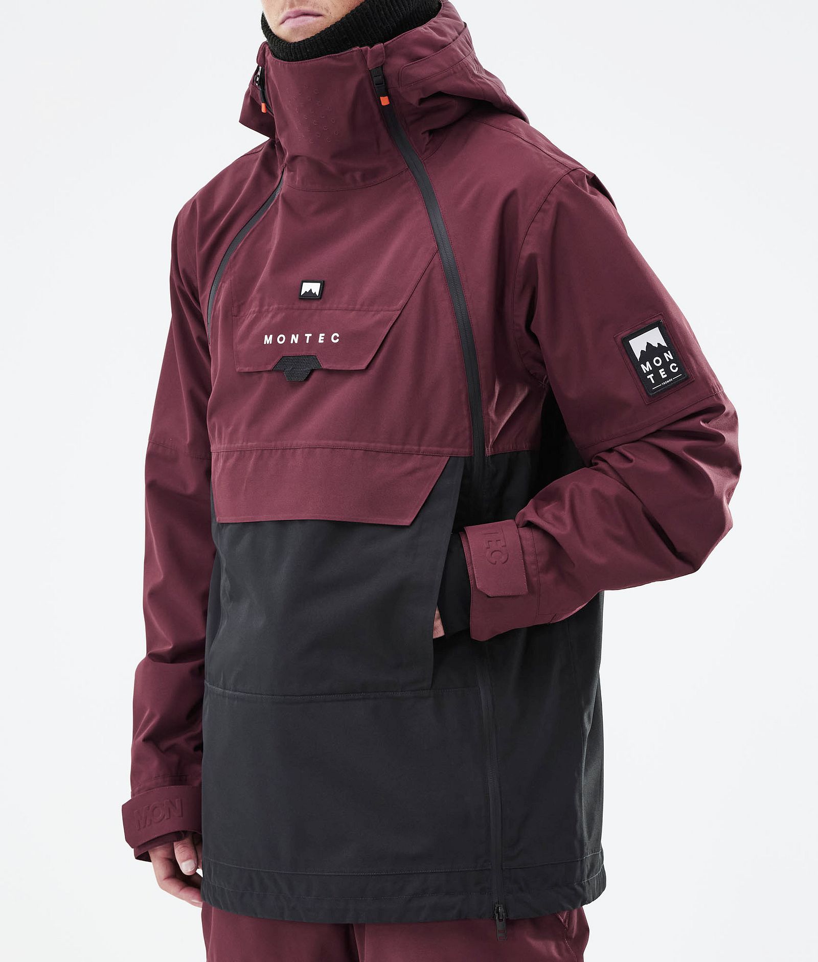 Doom 2021 Bunda na Snowboard Pánské Burgundy/Black, Obrázek 10 z 13