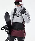 Doom 2021 Bunda na Snowboard Pánské Light Grey/Black/Burgundy, Obrázek 3 z 11