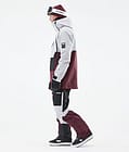 Doom 2021 Bunda na Snowboard Pánské Light Grey/Black/Burgundy, Obrázek 5 z 11