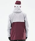 Doom 2021 Bunda na Snowboard Pánské Light Grey/Black/Burgundy, Obrázek 8 z 11