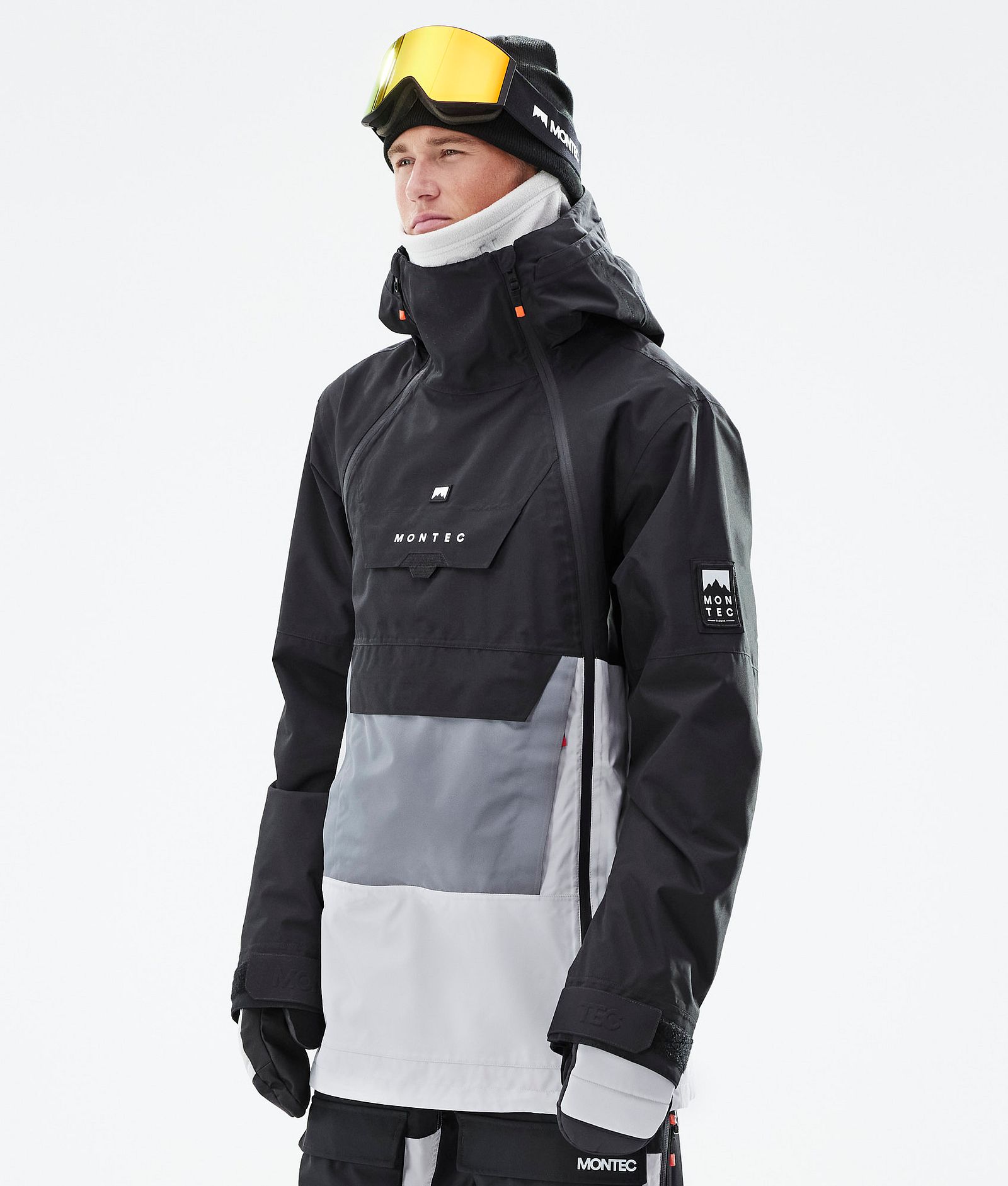 Doom 2021 Kurtka Snowboardowa Mężczyźni Black/Light Pearl/Light Grey, Zdjęcie 1 z 13