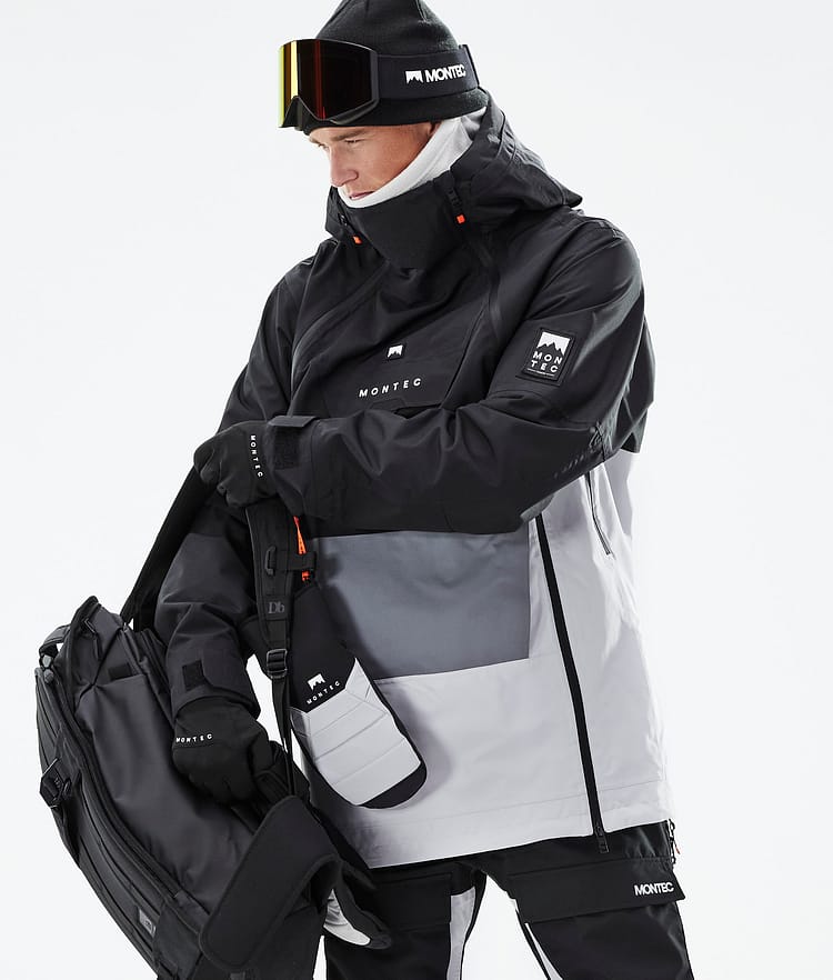 Doom 2021 Kurtka Snowboardowa Mężczyźni Black/Light Pearl/Light Grey, Zdjęcie 3 z 13