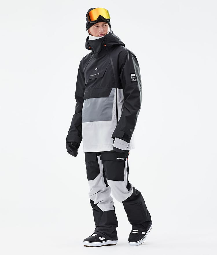 Doom 2021 Kurtka Snowboardowa Mężczyźni Black/Light Pearl/Light Grey, Zdjęcie 7 z 13