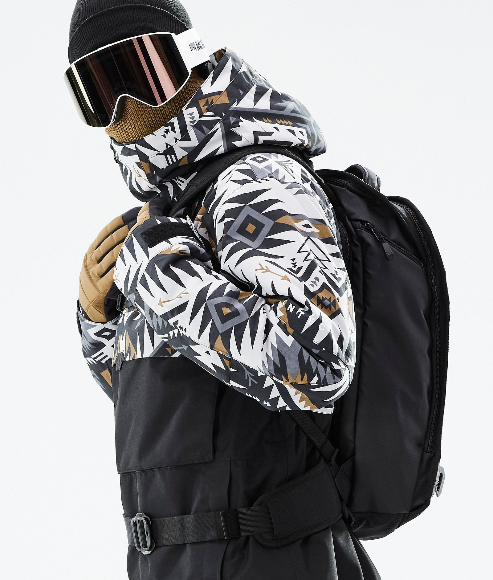 Dune 2021 Bunda na Snowboard Pánské Komber Gold/Black, Obrázek 2 z 10