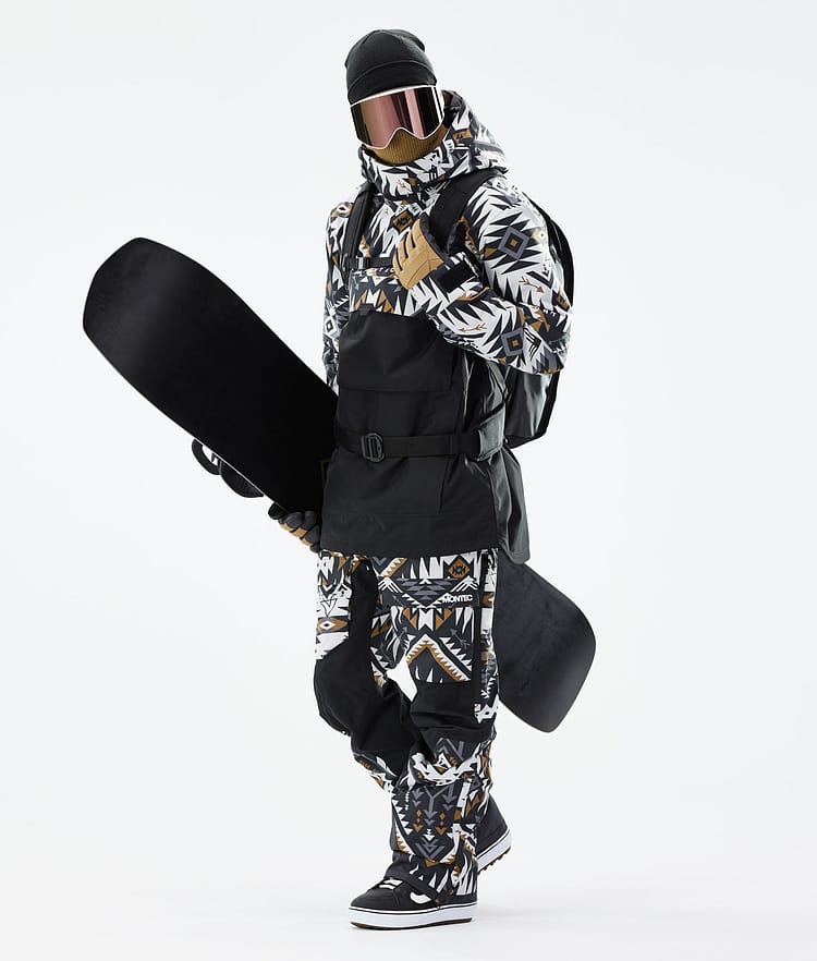 Dune 2021 Bunda na Snowboard Pánské Komber Gold/Black, Obrázek 4 z 10