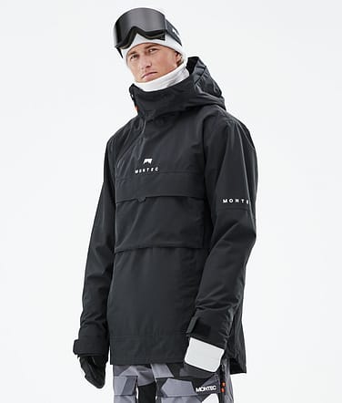 Dune 2021 Bunda na Snowboard Pánské Black