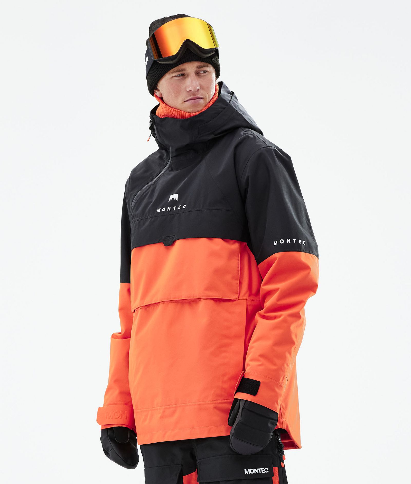 Dune 2021 Lyžařská Bunda Pánské Black/Orange, Obrázek 1 z 10