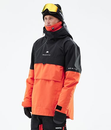 Dune 2021 Bunda na Snowboard Pánské Black/Orange