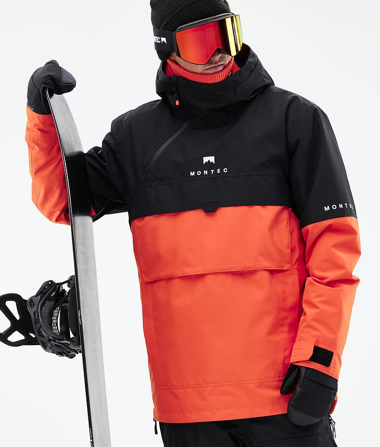 Dune 2021 Kurtka Snowboardowa Mężczyźni Black/Orange, Zdjęcie 3 z 10