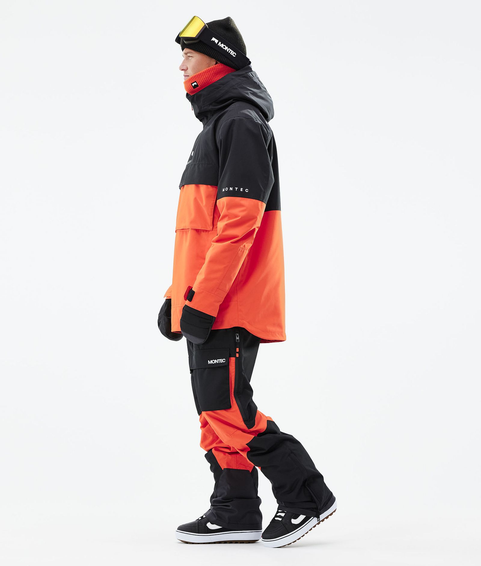 Dune 2021 Kurtka Snowboardowa Mężczyźni Black/Orange, Zdjęcie 5 z 10