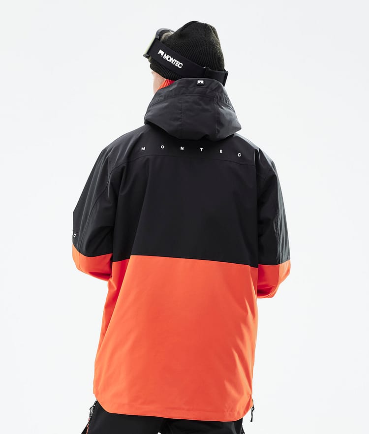 Dune 2021 Lyžařská Bunda Pánské Black/Orange, Obrázek 8 z 10