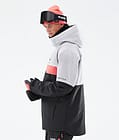 Dune 2021 Bunda na Snowboard Pánské Light Grey/Coral/Black, Obrázek 7 z 10