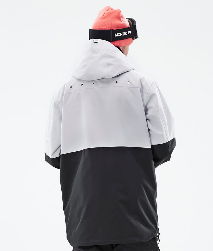 Dune 2021 Bunda na Snowboard Pánské Light Grey/Coral/Black, Obrázek 8 z 10