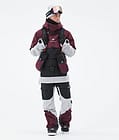 Dune 2021 Bunda na Snowboard Pánské Burgundy/Black/Light Grey, Obrázek 4 z 10