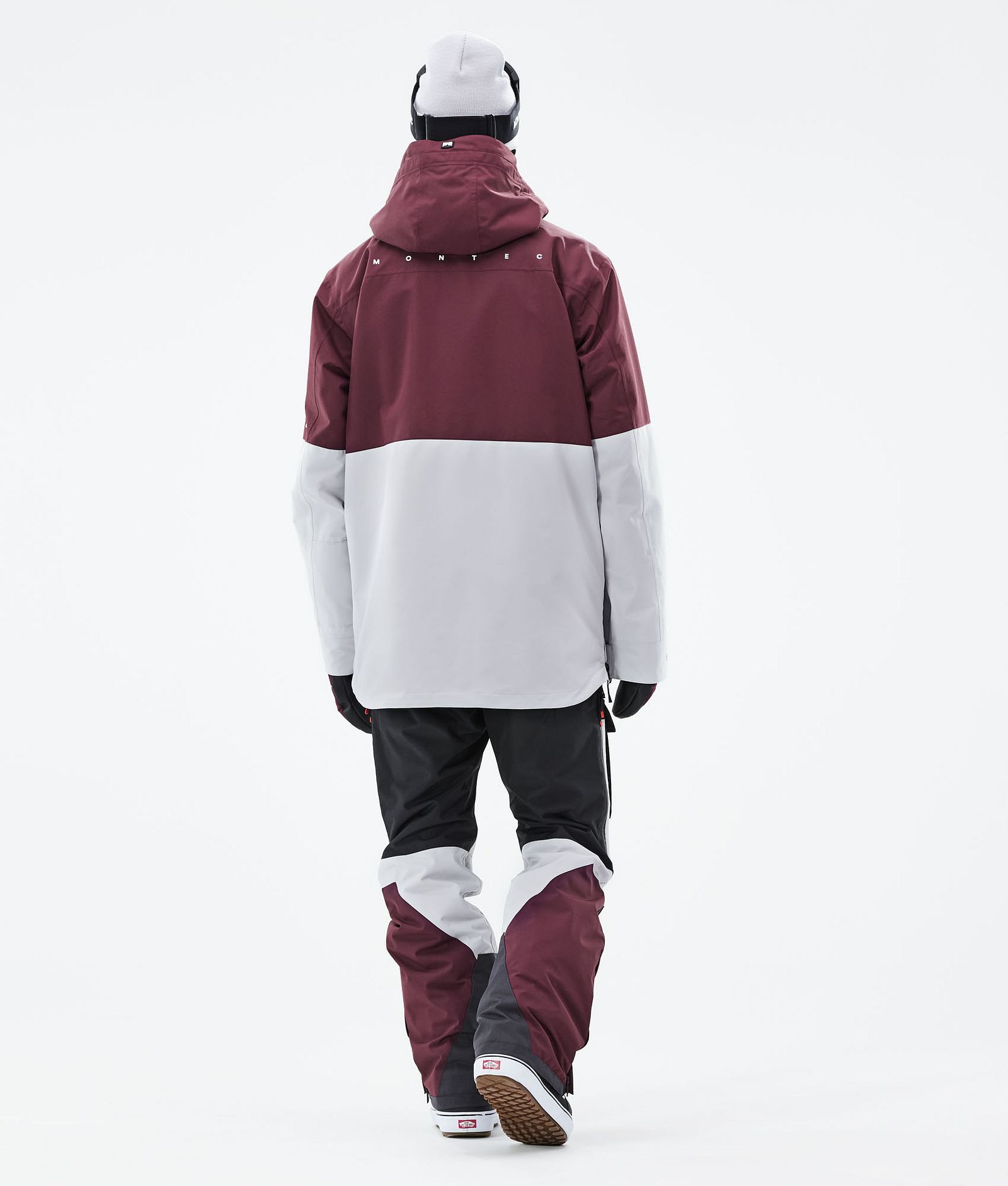 Dune 2021 Bunda na Snowboard Pánské Burgundy/Black/Light Grey, Obrázek 6 z 10