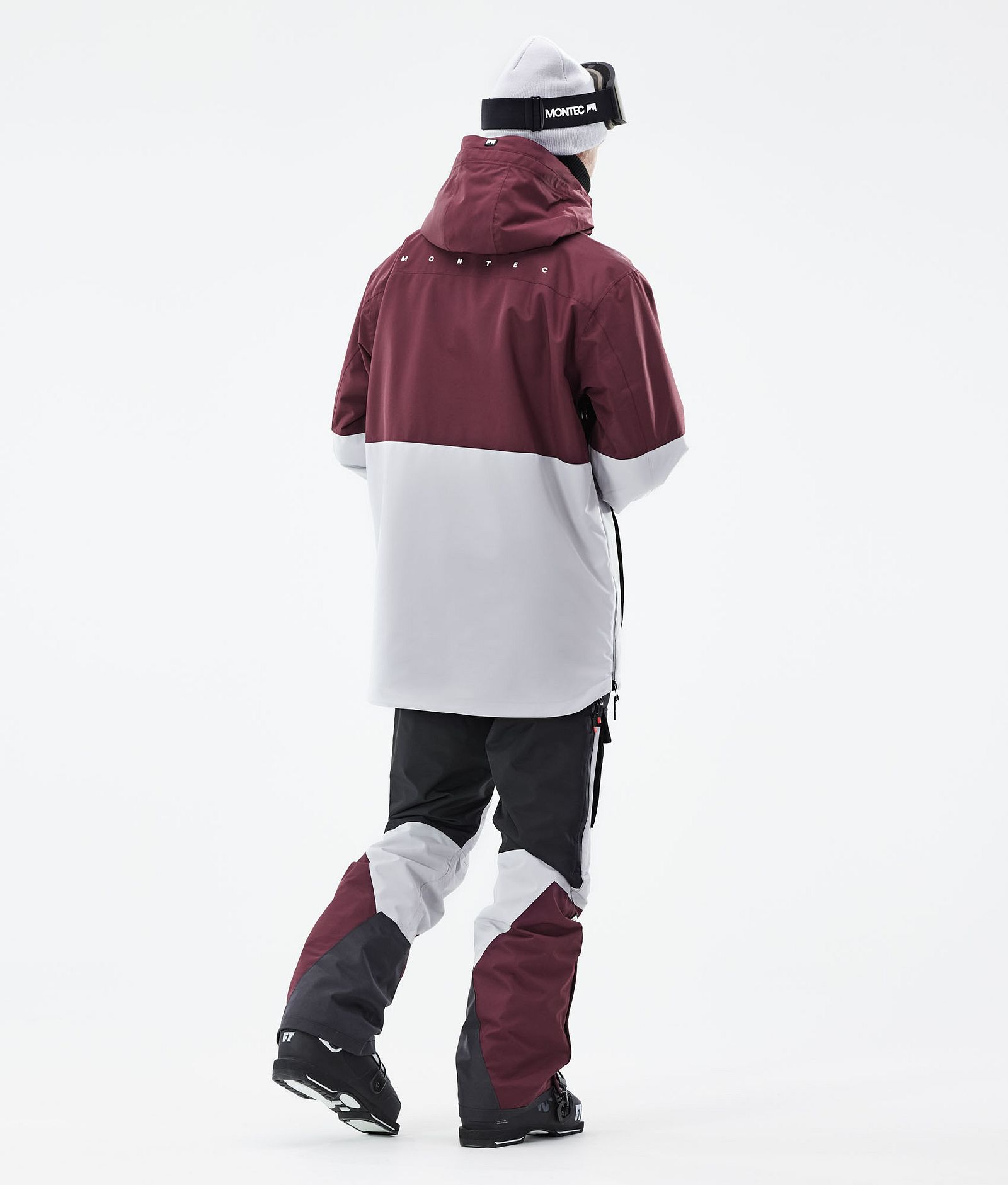 Dune 2021 Lyžařská Bunda Pánské Burgundy/Black/Light Grey, Obrázek 6 z 10