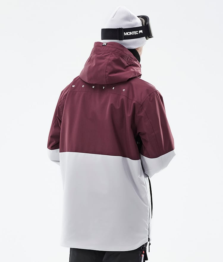 Dune 2021 Bunda na Snowboard Pánské Burgundy/Black/Light Grey, Obrázek 8 z 10