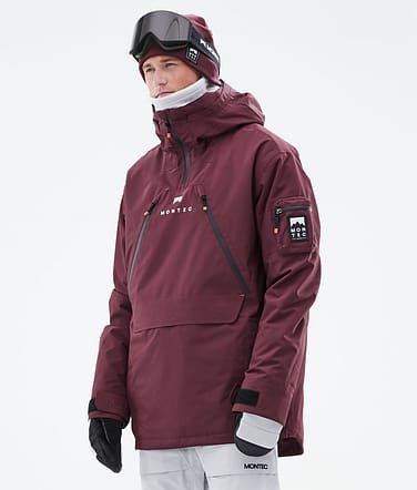 Anzu Chaqueta Snowboard Hombre Burgundy