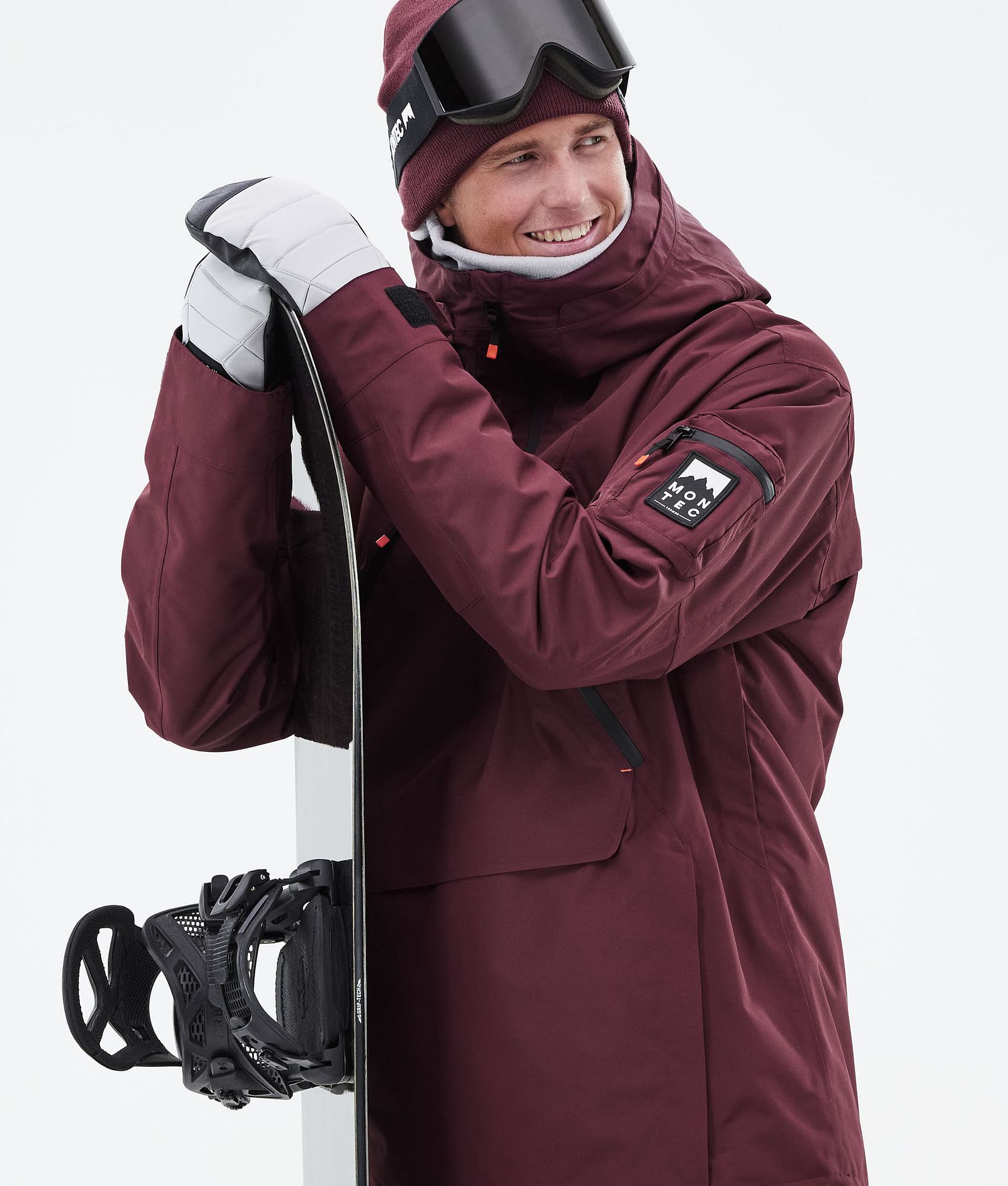 Anzu Bunda na Snowboard Pánské Burgundy, Obrázek 3 z 11