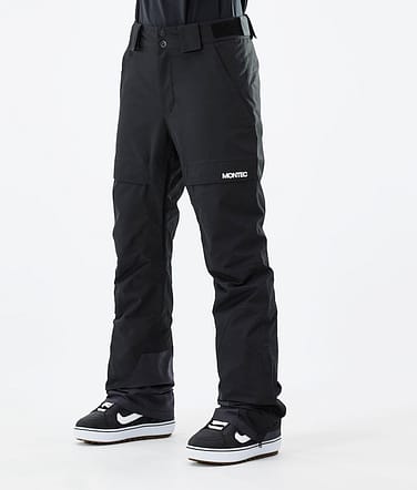 Dune W Spodnie Snowboardowe Kobiety Black