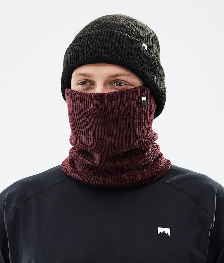 Classic Knitted Maska Burgundy, Obrázek 2 z 3