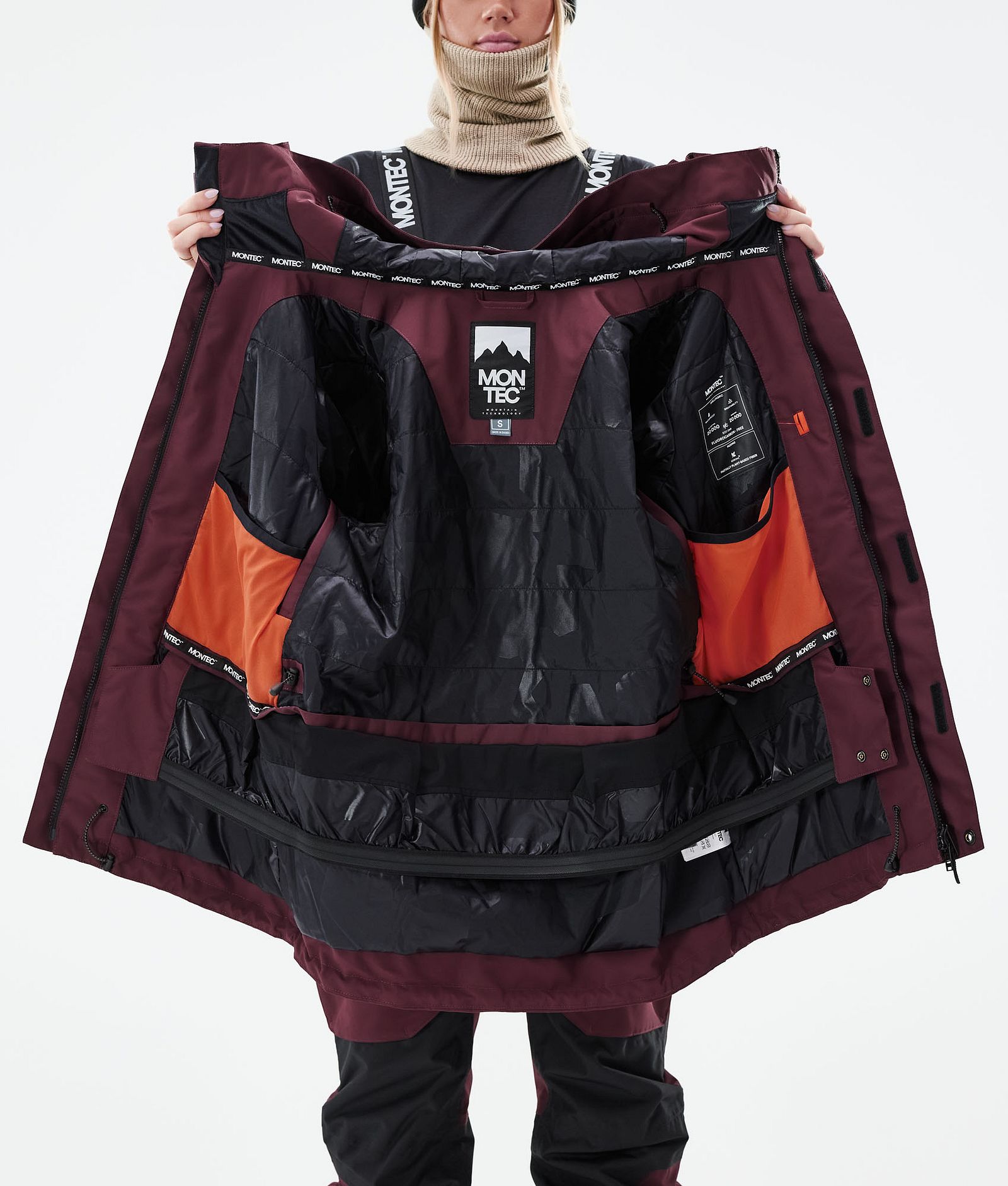 Fawk W 2021 Kurtka Snowboardowa Kobiety Burgundy, Zdjęcie 11 z 11