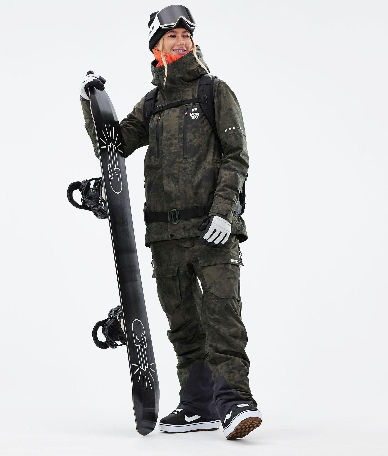 Fawk W 2021 Kurtka Snowboardowa Kobiety Olive Green Tiedye, Zdjęcie 5 z 12