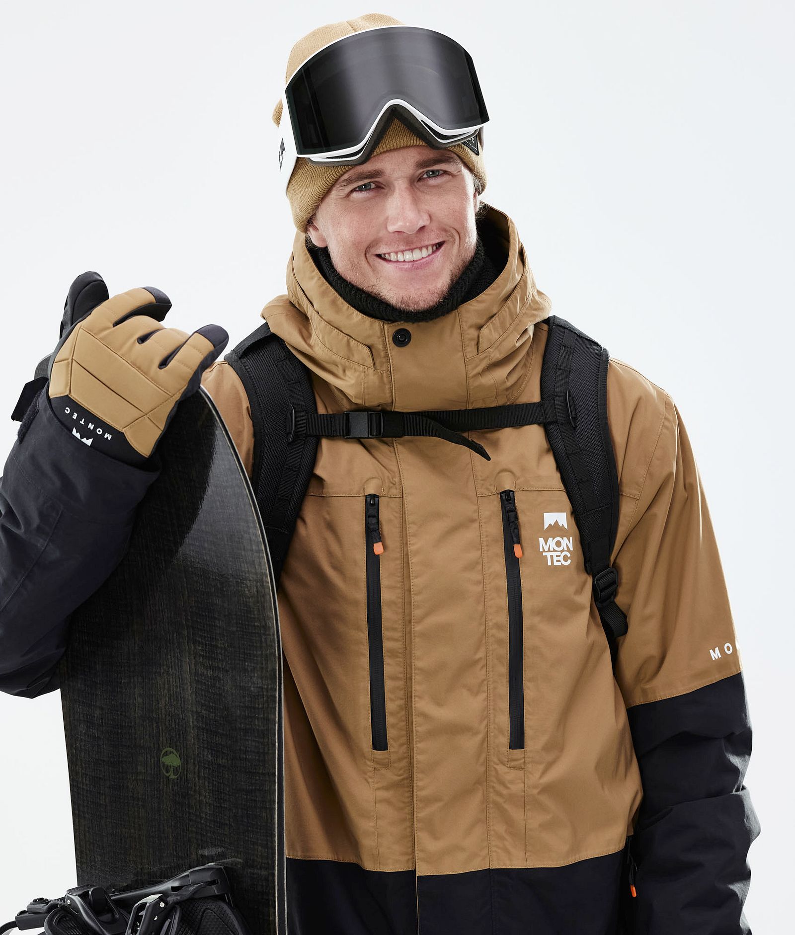 Fawk 2021 Kurtka Snowboardowa Mężczyźni Gold/Black, Zdjęcie 2 z 12