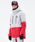 Fawk 2021 Lyžařská Bunda Pánské Light Grey/Red, Obrázek 1 z 11