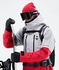 Fawk 2021 Bunda na Snowboard Pánské Light Grey/Red, Obrázek 2 z 11