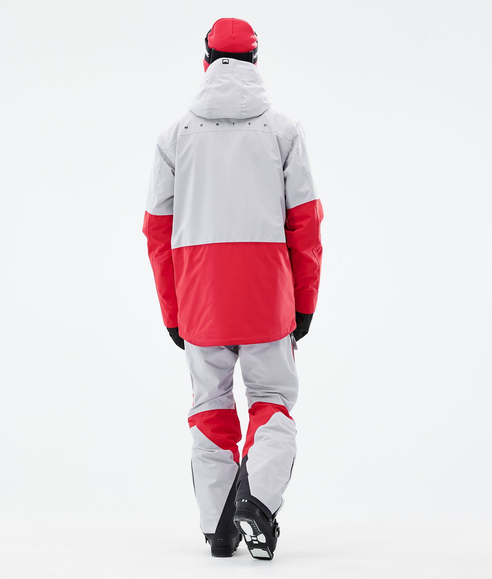 Fawk 2021 Lyžařská Bunda Pánské Light Grey/Red, Obrázek 6 z 11