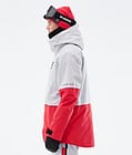 Fawk 2021 Bunda na Snowboard Pánské Light Grey/Red, Obrázek 7 z 11