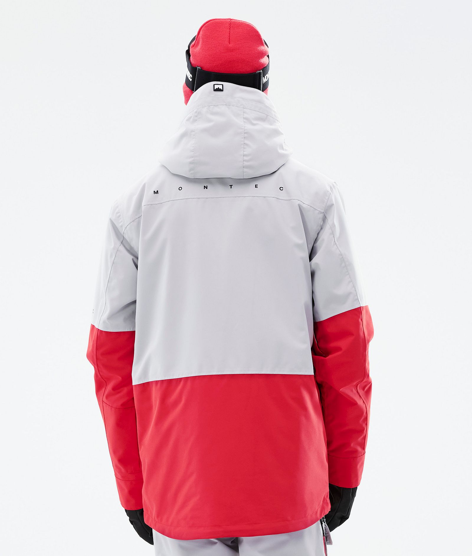 Fawk 2021 Bunda na Snowboard Pánské Light Grey/Red, Obrázek 8 z 11