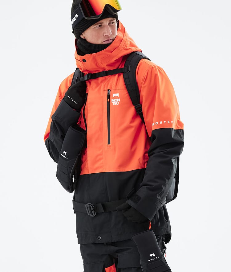 Fawk 2021 Kurtka Snowboardowa Mężczyźni Orange/Black, Zdjęcie 2 z 12