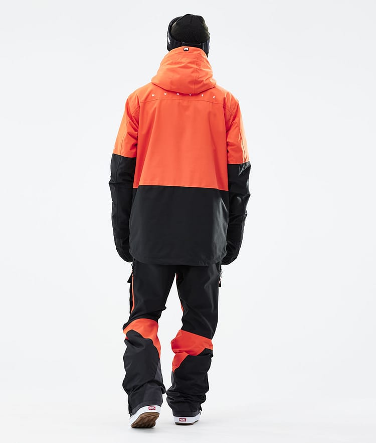 Fawk 2021 Kurtka Snowboardowa Mężczyźni Orange/Black, Zdjęcie 7 z 12