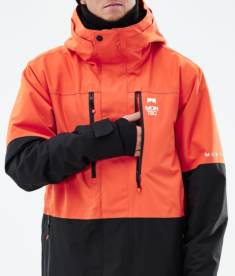 Fawk 2021 Kurtka Snowboardowa Mężczyźni Orange/Black, Zdjęcie 10 z 12