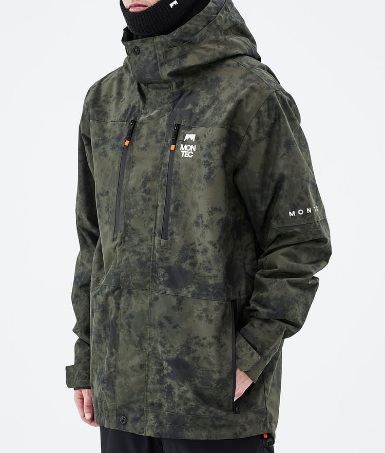 Fawk 2021 Kurtka Snowboardowa Mężczyźni Olive Green Tiedye, Zdjęcie 8 z 10