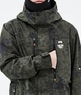 Fawk 2021 Kurtka Snowboardowa Mężczyźni Olive Green Tiedye, Zdjęcie 9 z 10