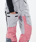 Fawk W 2021 Spodnie Snowboardowe Kobiety Light Grey/Pink/Light Pearl, Zdjęcie 6 z 6