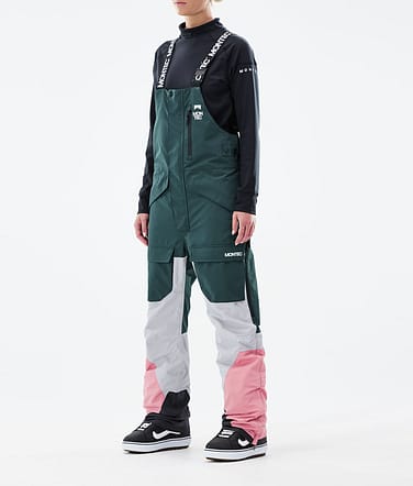 Fawk W 2021 Spodnie Snowboardowe Kobiety Dark Atlantic/Light Grey/Pink