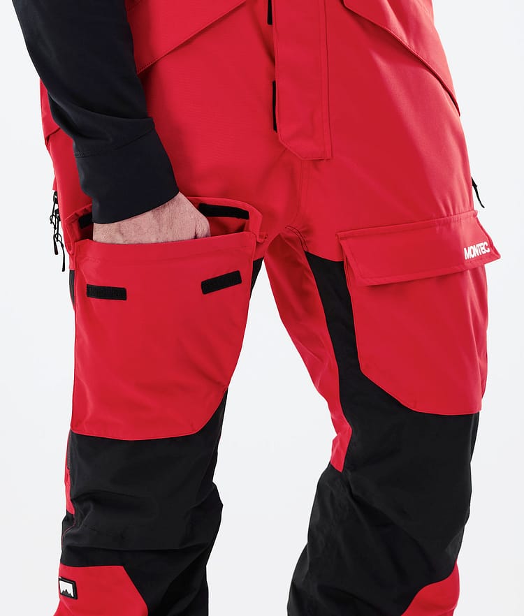 Fawk 2021 Ski Pants Men Red/Black, Image 6 of 6