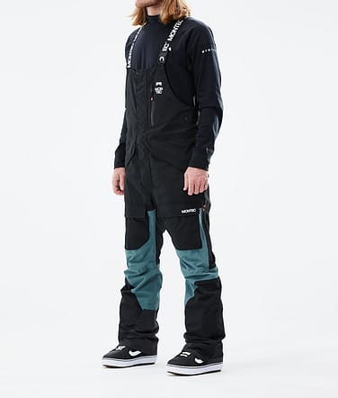 Fawk 2021 Kalhoty na Snowboard Pánské Black/Atlantic