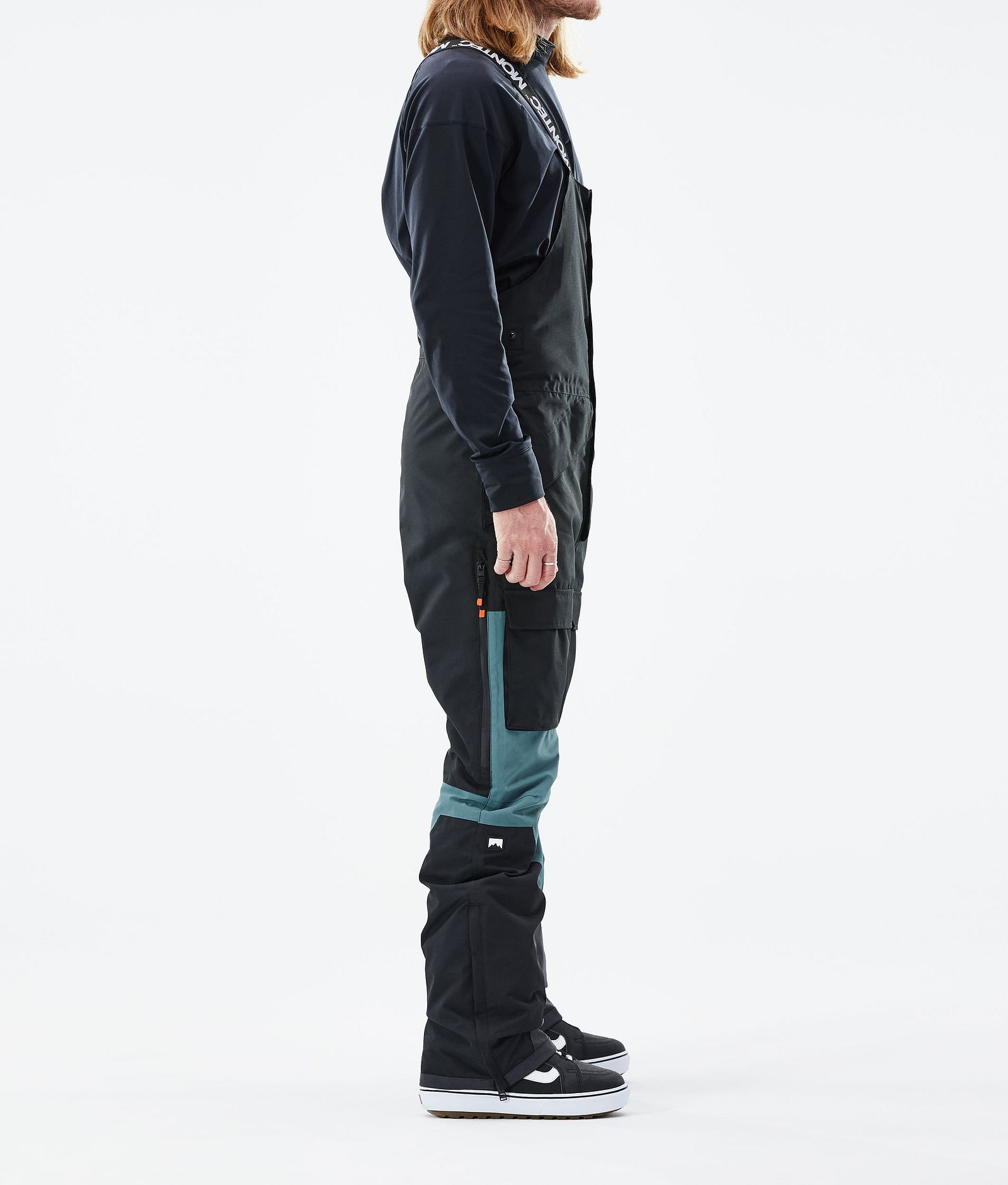 Fawk 2021 Pantalones Snowboard Hombre Black/Atlantic, Imagen 2 de 6