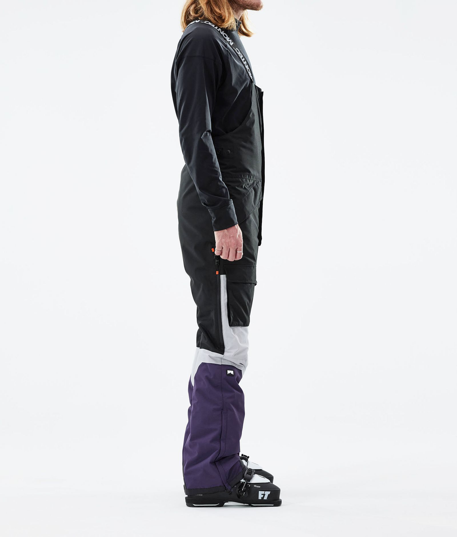 Fawk 2021 Pantalones Esquí Hombre Black/Light Grey/Purple, Imagen 2 de 6